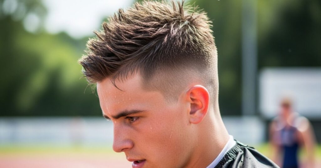 Athletic Textured Crop Haircut