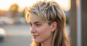 Blonde Mullet