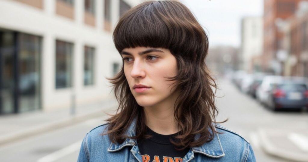 Bowl Cut Mullet