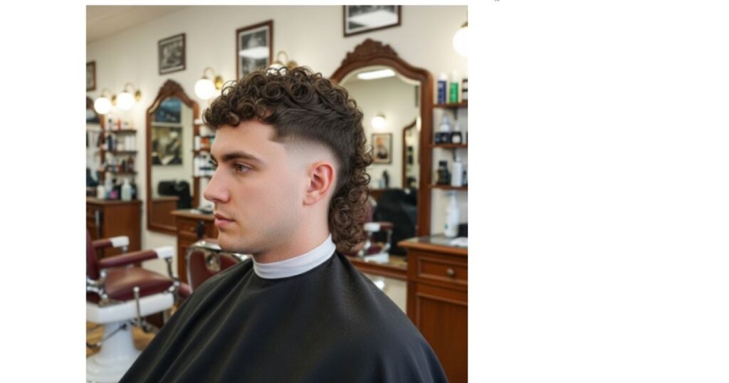 Classic Curly Taper Mullet