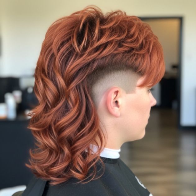 Layered Wavy Mullet