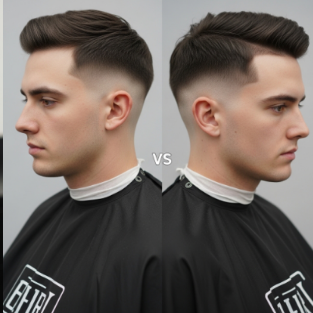 Low and Mid Fades in Taper Fade Style Comparison