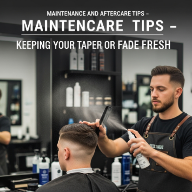 Maintenance and Aftercare Tips – Keeping Your Taper or Fade Fresh