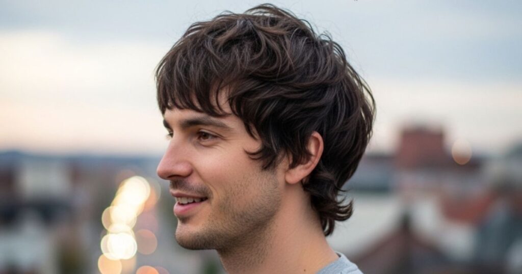 Short Shag Hair Men Style