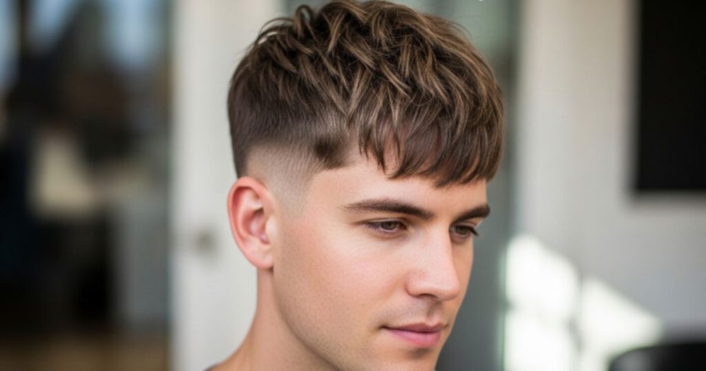 Short Textured Crop Haircut for Men