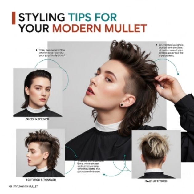 Styling Tips for Your Modern Mullet