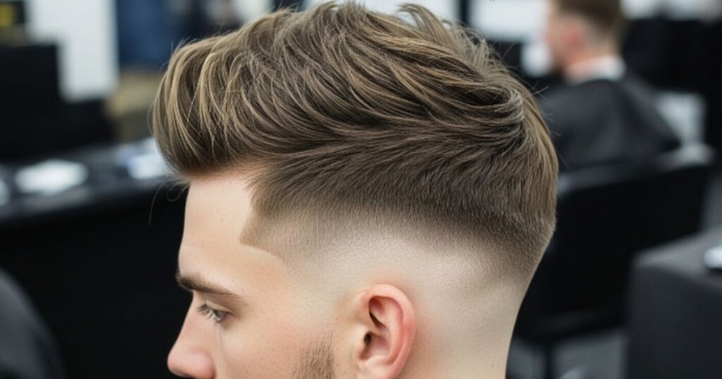 Textured Crop High Fade Haircut for Men