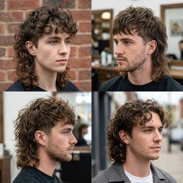 Best Curly & Textured Mullet Haircuts