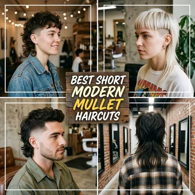 Best Short Modern Mullet Haircuts