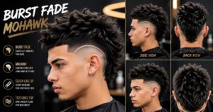 Burst Fade Mohawk