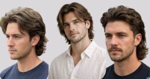Curly Wolf Cut Men