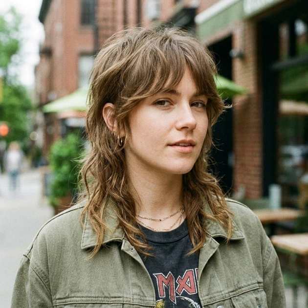 Curtain Bangs Mullet