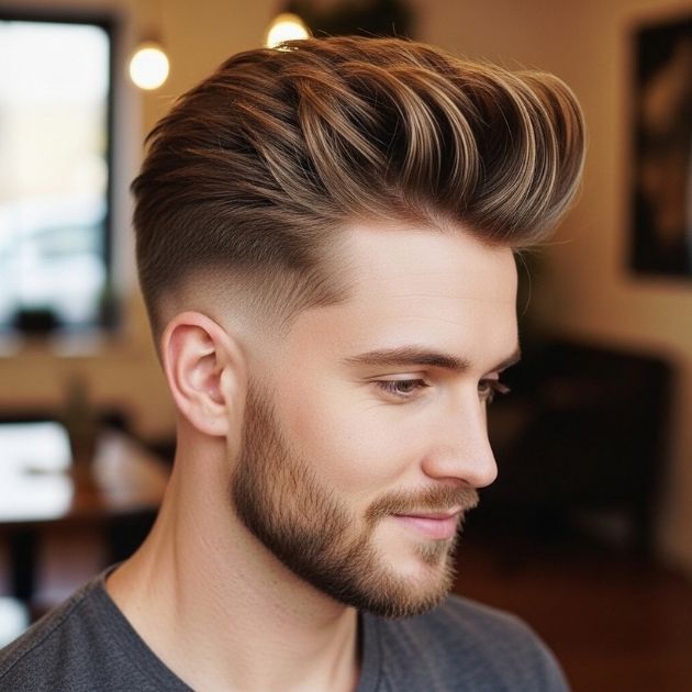 Fluffy Hair With Textured Top