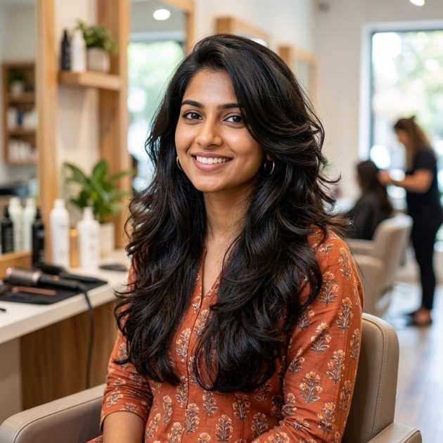 Layered Hairstyles for Thick Indian Hair