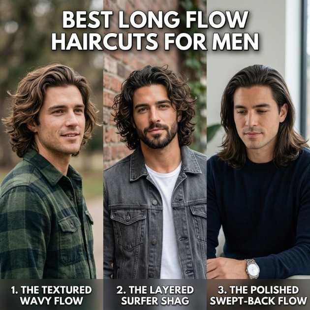 Long Best Flow Haircuts for Men