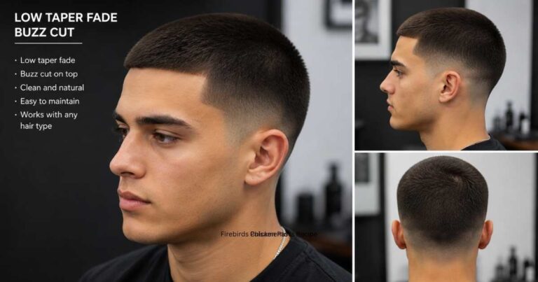 Low Taper Fade Buzz Cut