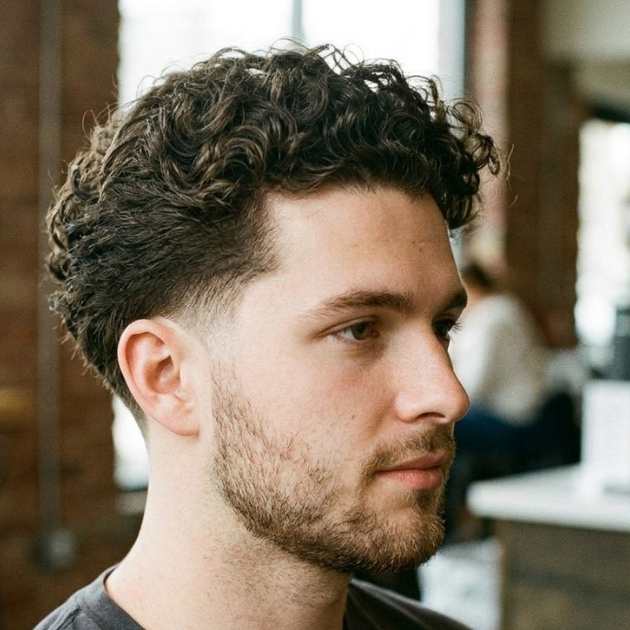 Low Taper Thick Curly Hair