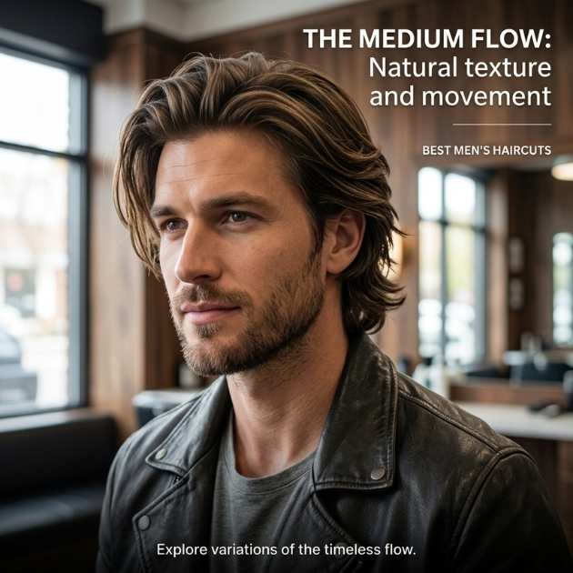 Medium Best Flow Haircuts for Men