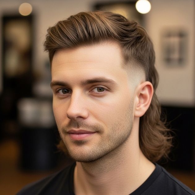 Medium Mullet with Taper