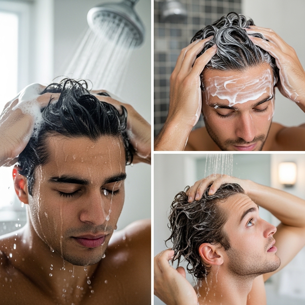 3B Hairstyles for Men: Washing and Cleansing Routine