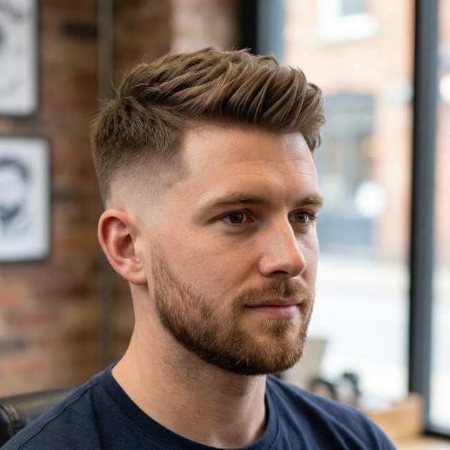Mid Fade Haircut for a Clean and Modern Look