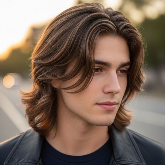 Middle Part Flow with Long Curtains
