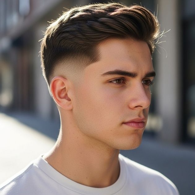 Middle Part with Fade