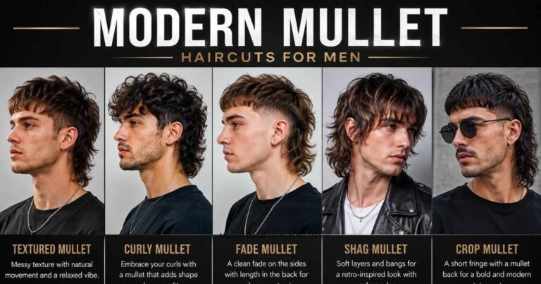 Modern Mullet Haircuts for Men