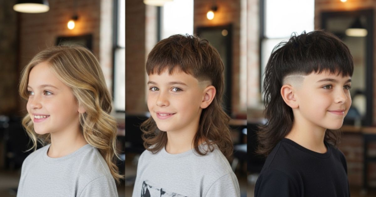 Modern Mullet Kids Hairstyles