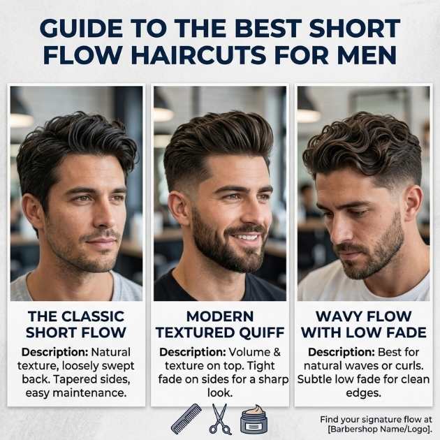 Short Best Flow Haircuts for Men