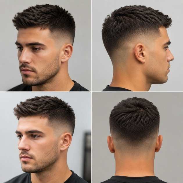 Short Fade Hairstyle for Men