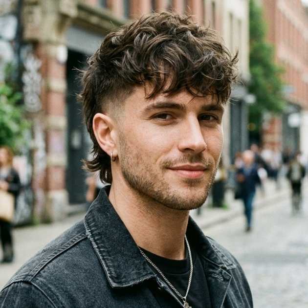 Short Textured Mullet