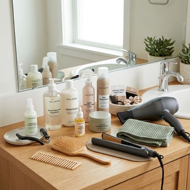 Styling Products and Hair Care Essentials