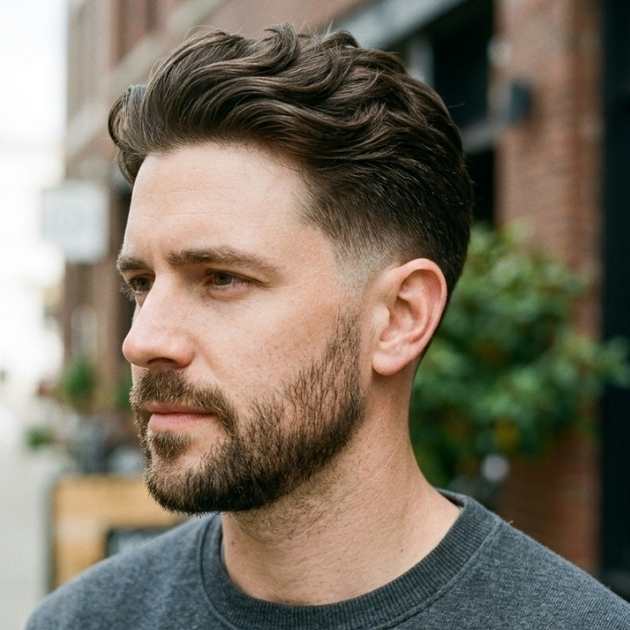 Tapered Short Flow Hairstyle
