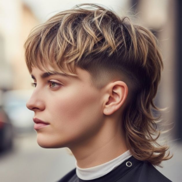 Textured Fringe Mullet