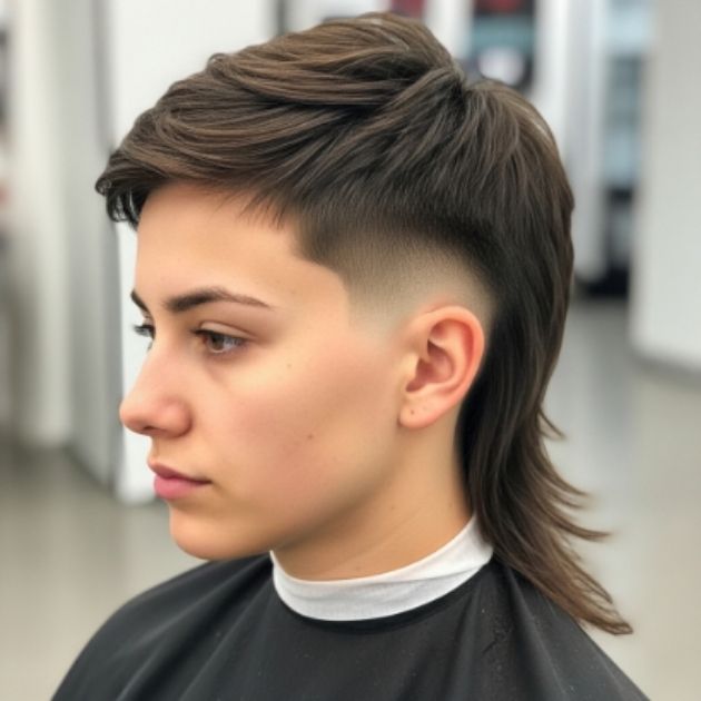 V-Shaped Mullet