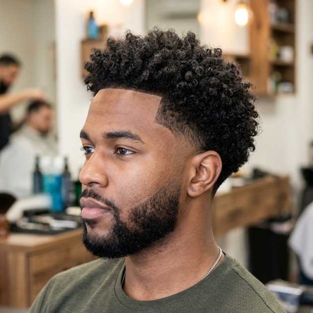 Was ist Low Taper Fade Curly Hair