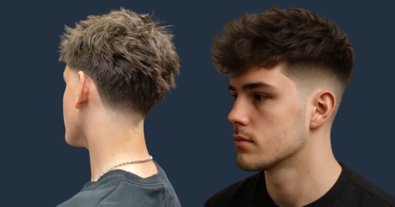 low taper fade fluffy hair