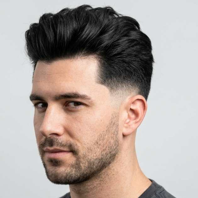 Blowout low taper fade