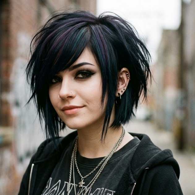 Bold Mohawk Emo Hairstyles