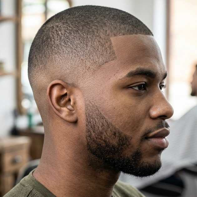 Burst Fade Buzz Cut