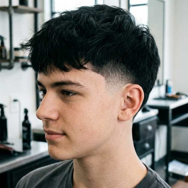 Burst Fade Taper for Teens