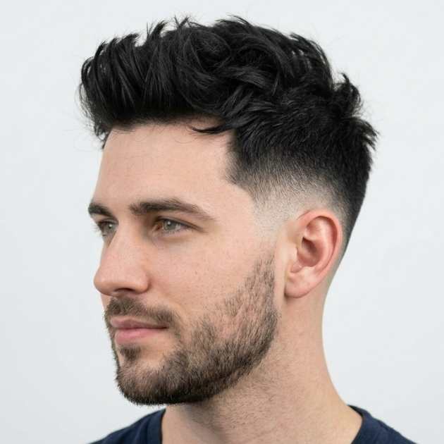 Classic Mid Burst Fade