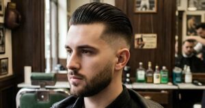 Gangster Slick Back Fade