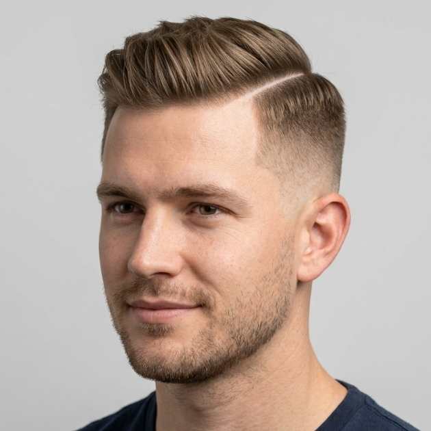 Hard Side Part Fade