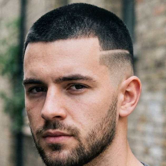 High Burst Fade Buzz Cut