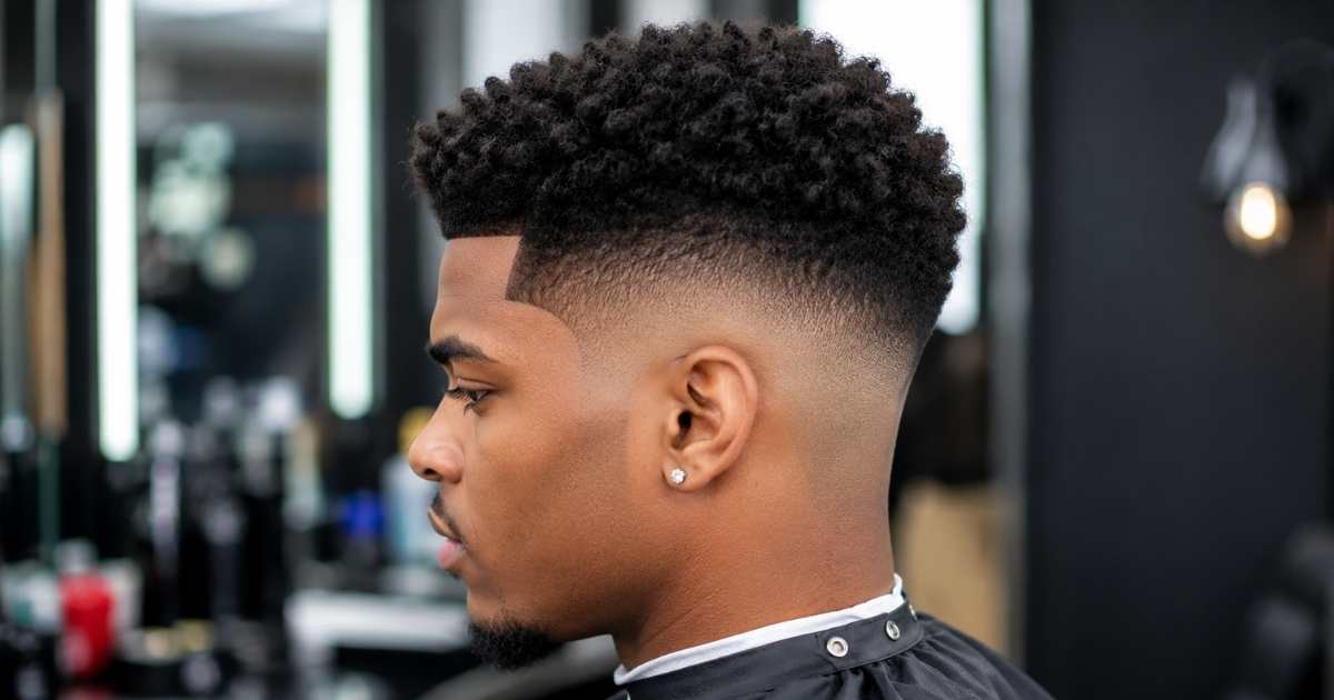 High Taper Fade for Black Men