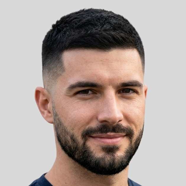 Low Taper Crew Cut