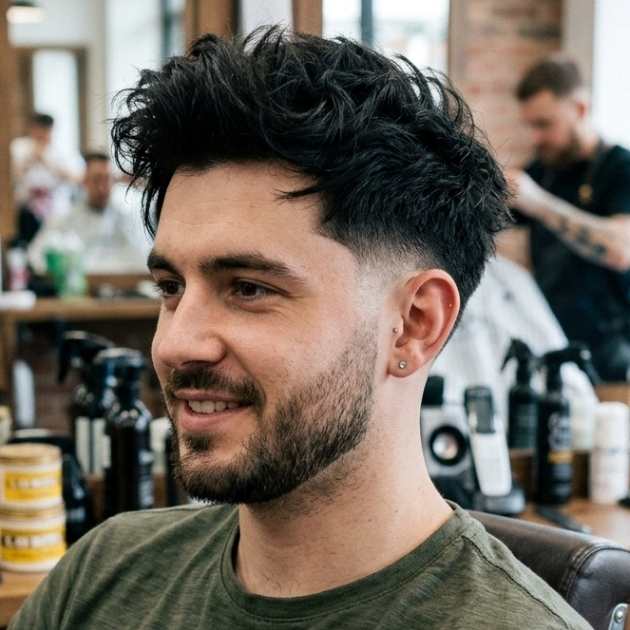 Messy Burst Fade Taper