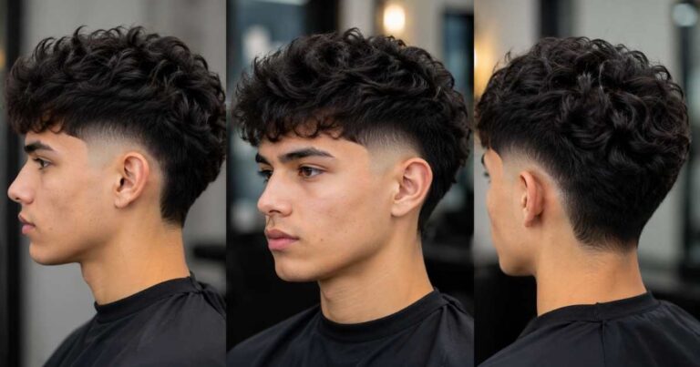 Mid Burst Fade Haircut